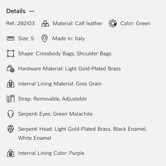 💚 Bvlgari Serpenti East West Shoulder Bag 💚 - Picture 13 of 13